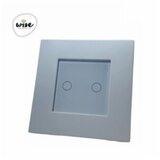 Wise prekidač na dodir - 2 tastera, pvc mat panel beli | ePonuda.com