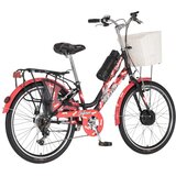  E-Bicikl Visitor Fashion Inferior 24" crno crveni | Eponuda.com