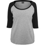 UC Ladies Women's 3/4 contrast raglan T-shirt grey/bl Cijene