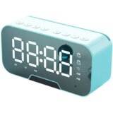 Onasi Digitalna ura z budilko, kozmetičnim ogledalom, Bluetooth zvočnikom in termometrom - mint | Shoptok.si