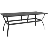  Vrtna garnitura - 7-dijelni vrtni blagovaonski set od tekstilena i čelika - Dužina stola 190 cm 6 | shoptok.hr