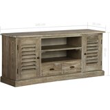 TV ormarić od masivnog drva mindi 145 x 35 x 60 cm | Eponuda.com