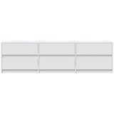 TV ormarić LED bijeli 180 x 34 x 50 cm od konstruiranog drva | Eponuda.ba