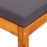  Klop z mizico in stolčki za noge trden akacijev les, (20657981) | Shoptok.si