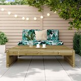  Vrtni tabure 120 x 80 cm od impregnirane borovine | Eponuda.com
