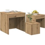  Uklapajući stolići boja hrasta artisan 3 kom konstruirano drvo | Eponuda.ba