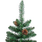 vidaXL Ožja jelka med 300 LED Zelena 210 cm PVC in trden bor | Shoptok.si