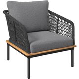 Ambia Garden VRTNI SET aluminij barve akacije antracit, siva, barva tikovine | Shoptok.si