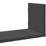  Zidne police 3 kom crne 58 x 18 x 18 cm konstruirano drvo | Eponuda.ba