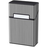 INF Kovinski etui za cigarete za 20 običajnih cigaret - magnetno zapiranje Black, (5000158306) Cene