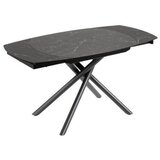 Kave Home Raztegljiva jedilna miza z dodatno ploščo s keramično ploščo 100x130 cm Yodalia – Cene