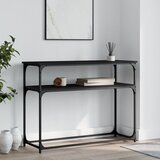vidaXL Konzolni stol crni 100 x 35 5 x 75 cm od konstruiranog drva Cijene