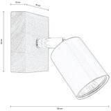  Spot-Light DO2910151 - Zidno spot svetlo MANARA 1xGU10/5W/230V borovina | Eponuda.com