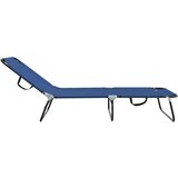  Sklopiva ležaljka za sunčanje Plava 188 x 57 x 86,5 cm | shoptok.hr
