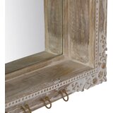 Ixia Zidno ogledalo s okvirom od masivnog drveta 61x38 cm – | shoptok.hr