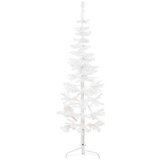  Tanka umjetna polovica božićnog drvca sa stalkom bijela 180 cm | Eponuda.com