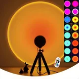 Sunset LED projektor z RGB ambientno svetilko s stojalom