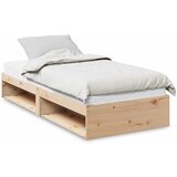 vidaXL Dnevna postelja z vzmetnico 90x190 cm trdna borovina | Shoptok.si