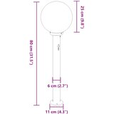  Stupić za svjetlo sa senzorom 3 kom 80 cm crne IP44 | shoptok.hr