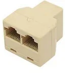 RAZDJELNIK RJ45 m na 2xRJ45 ž