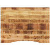  Mizna plošča ukrivljena 110x80x2,5 cm trden mangov les | Shoptok.si