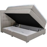 Boxxx BOXSPRING POSTELJA 120 cm x 200 cm , tekstil siva | Shoptok.si