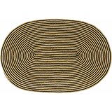 vidaXL Tepih Prirodna i crna 100 x 152 cm Juta Cijene