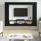 The Living Store TV omarica črna 152x22x113 cm inženirski les - TV Omarica, (21429184) Cene