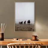  Slika - Friends in the Morning (1 Part) Vertical 80x120 U prirodnom drvenom okviru | shoptok.hr