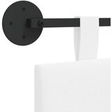  Držeće uzglavlje Zidne Prugasti Bijeli 150 x 55 x 5 cm tkanina - Bijeli 140 cm bez LED | shoptok.hr