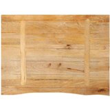 Stolna ploča sa živim rubom 90x60x3 8 cm od masivnog drva manga | shoptok.hr