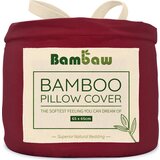 Bambaw prevleka za blazino iz bambusa 65 x 65 cm, 2-delni set - burgundy Cene