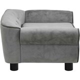 SOFA za pse tamnosiva 72 x 45 x 30 cm plišana | Shoptok.si