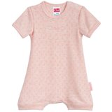 Clar pajac z rokavi KR KH 01804 žakard Little&Cute D roza 86 Cene