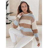 DStreet Damski sweter w paski CALVENA kremowo-beżowy | Shoptok.si