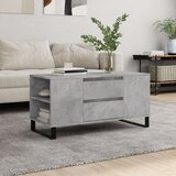  Stolić za kavu boja betona 102x44,5x50 cm od konstruiranog drva | shoptok.hr