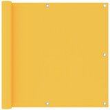 vidaXL balkonski zastor žuti 90 x 400 cm od tkanine Oxford Cijene