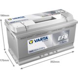Akumulator VARTA Dynamic EFB 12V 95Ah 850A (N95) | Eponuda.ba