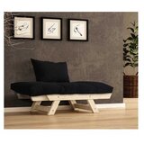 Hanah home Vrtna sofa sa jednim sedištem i jastukom, Natur-crna | Eponuda.ba