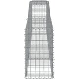  Lučne gabionske košare 9 kom 400x50x80/100 cm pocinčano željezo | shoptok.hr