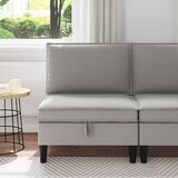  Srednji sofa s ladicom Svjetlosiva Baršun | shoptok.hr