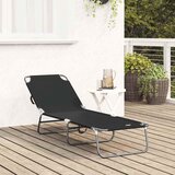  Sklopiva ležaljka za sunčanje Crna 188 x 57 x 86,5 cm Poliester | shoptok.hr