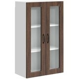  Zidni stakleni ormarić Smeđi hrast 60 x 31 x 100 cm | shoptok.hr