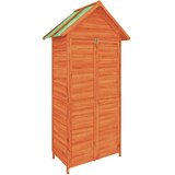  Vrtno spremište za alat smeđe 89x52,5x175 cm masivna borovina | shoptok.hr