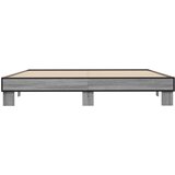  Okvir za krevet boja hrasta 200x200cm konstruirano drvo i metal | Eponuda.ba