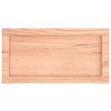  Zidna polica svjetlosmeđa 60x30x(2-4) cm obrađena hrastovina | shoptok.hr