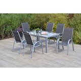 Gardenson VRTNA GARNITURA AMARO aluminij antracit, srebrne barve | Shoptok.si