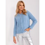 Wool Fashion Italia Sweater-AT-SW-2346-2.99P-Light Blue | Shoptok.si