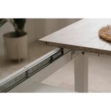 MID.YOU Jedilna miza , bela, peščene barve | Shoptok.si