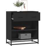 vidaXL komoda crna 68x35x76 cm konstruirano drvo Cijene